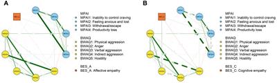 Effects of empathy on the bidirectional relationships between problematic smartphone use and aggression among secondary school students: a moderated network approach